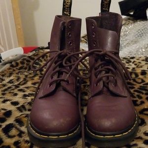Purple Doc Martens Pascal